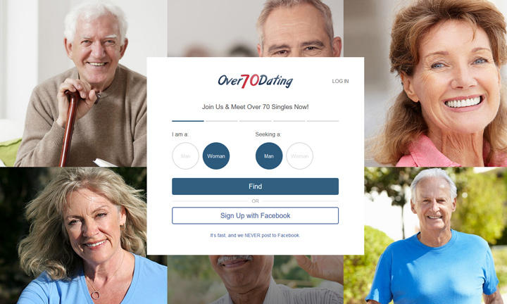 senior dating sites for over 70