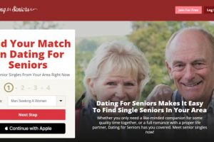 Dating for Seniors Flirt Feature