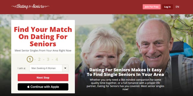 Dating for Seniors Flirt Feature